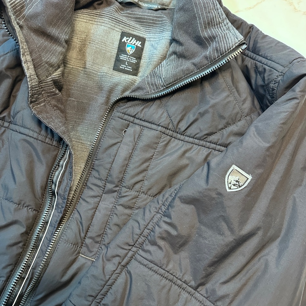 KUHL Men's Dark Gray Puffer Jacket